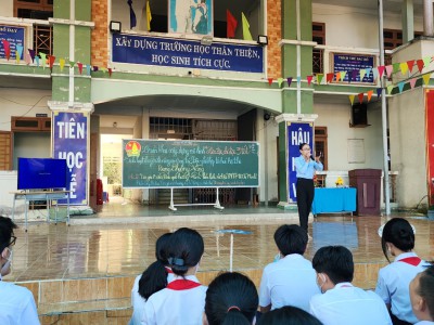 Triển khai xây dựng mô hình "Liên đội, chi đội 3 tốt", sinh hoạt chuyên đề nâng cao công tác Đội và phát động thi đua "Em yêu môi trường xanh" năm học 2022-2023
