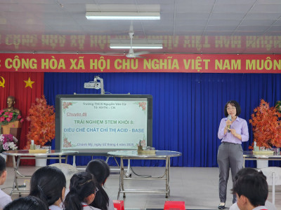 Hình ảnh stem: thiết kế bản vẽ và thực hiện mô hình tinh thể năm học 2024 - 2025